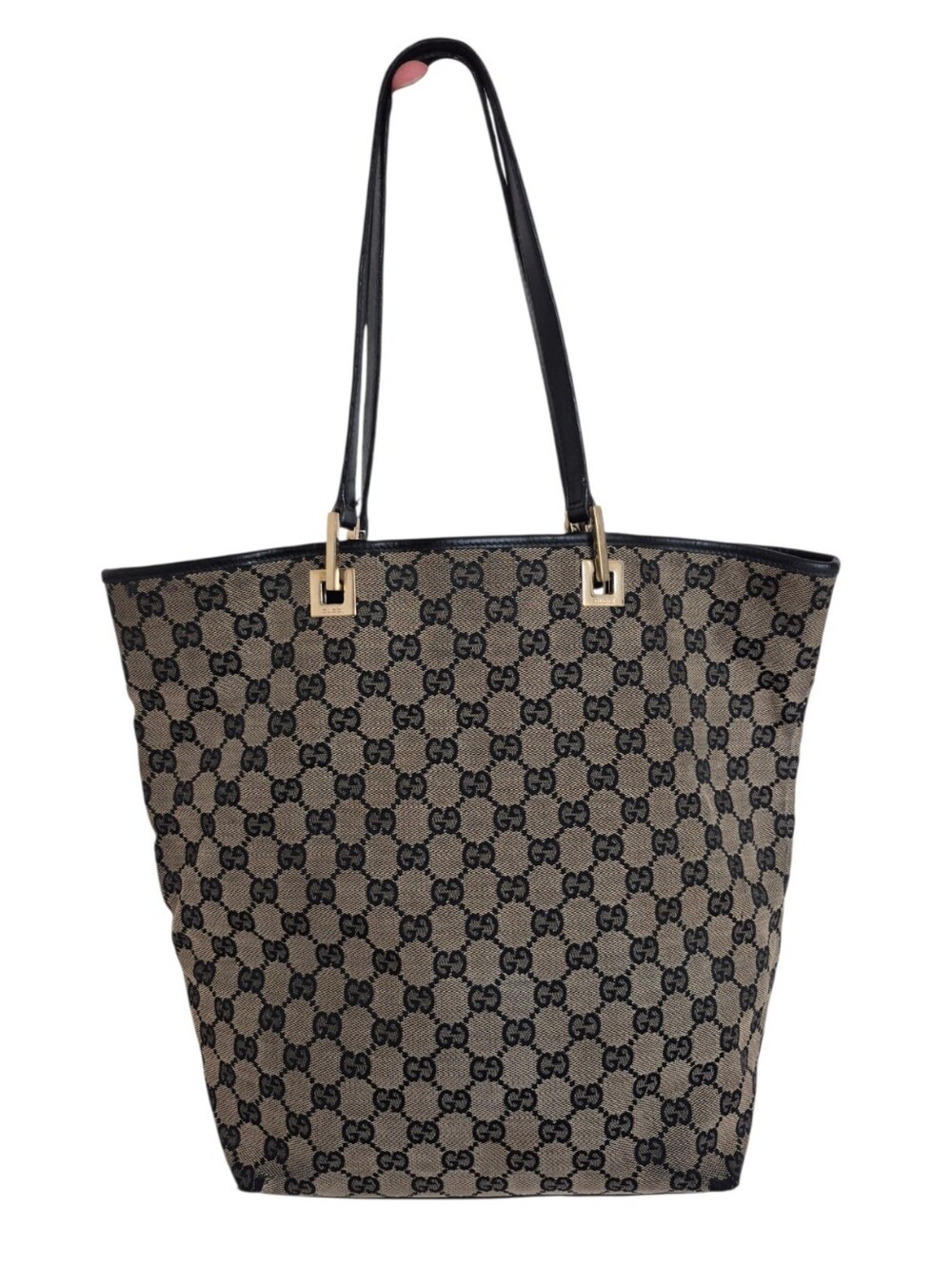 Gucci GG Monogram Canvas Tote Shoulder Bag